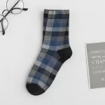 Striped Korean Socks - Blue
