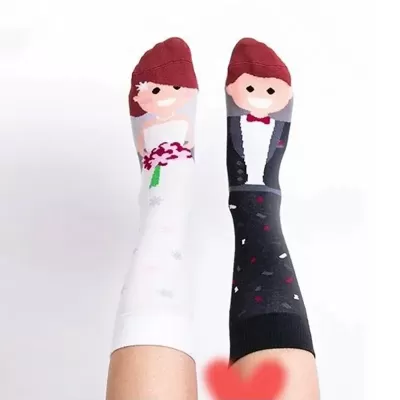 Style Fun Couple Socks – Harajuku-Inspired Character Animal Designs - Characters Socks style 2