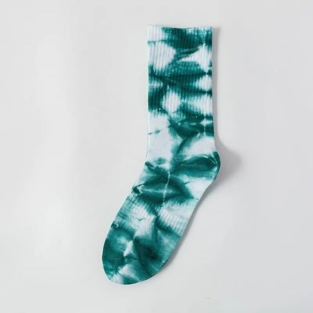 Tie-Dye Middle Tube Socks Harajuku Style - W102-5
