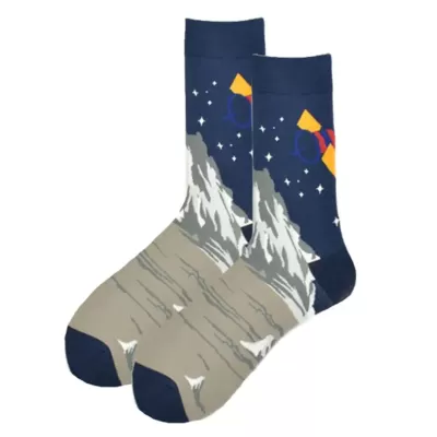 Astronaut Pattern Socks – Cool Colorful Socks - Astronaut Socks style 1