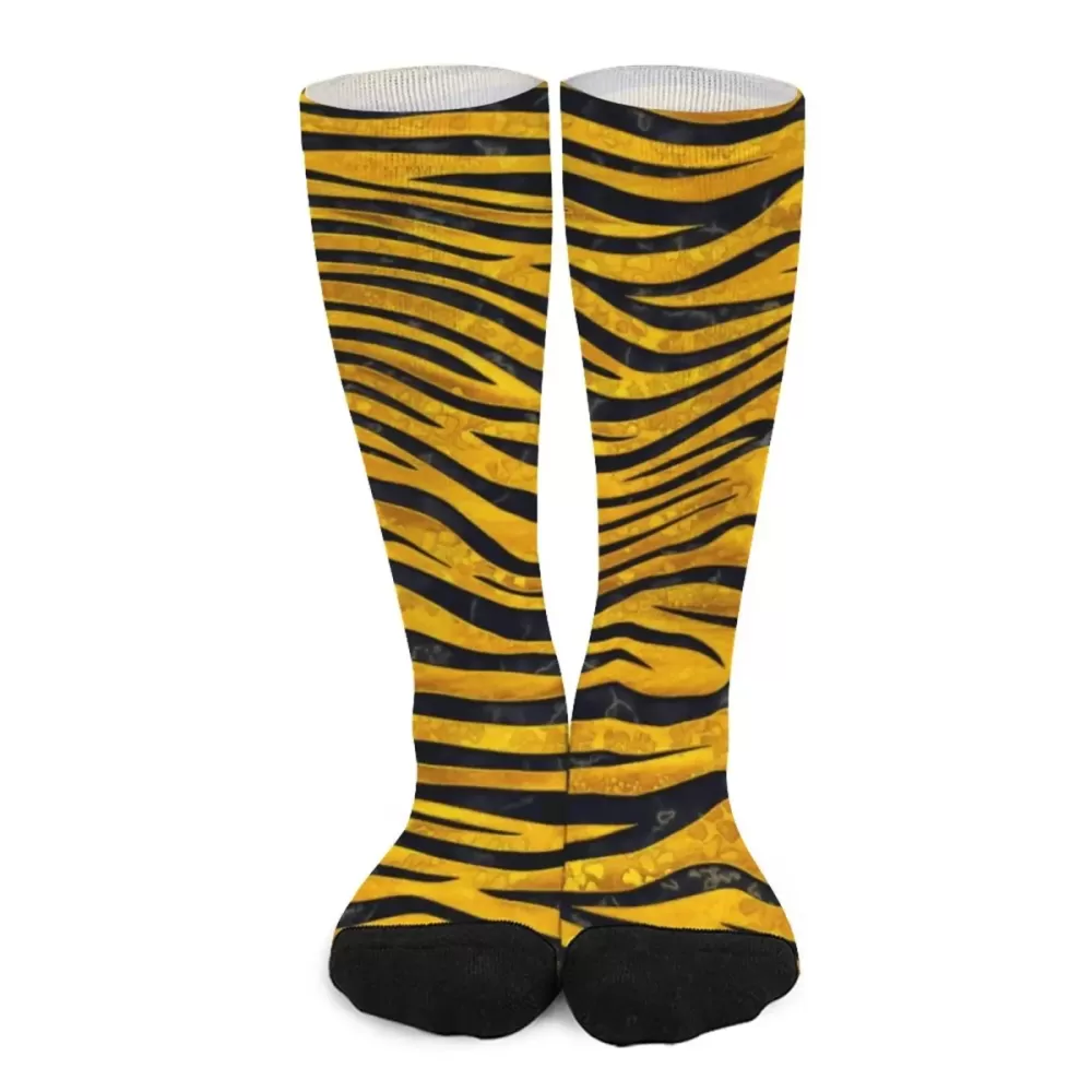 Black-Yellow Tiger Socks