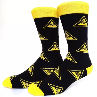 Hazard Sign Socks