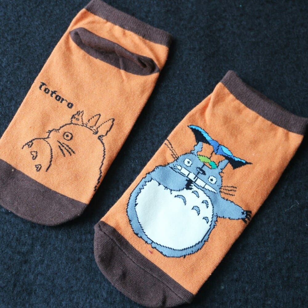 Totoro Ankle Socks - Pattern 3